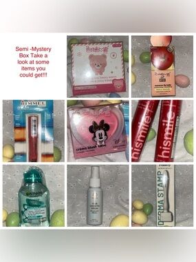 The Crème Shop and More Semi-MYSTERY BOX you get 6-10 items per box Full Size